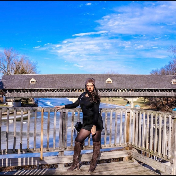 Grigiarancio over the knee suede boots size 39 - Picture 3 of 3